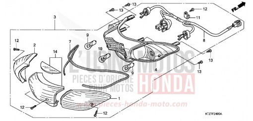 REAR COMBINATION LIGHT PES1258 de 2008